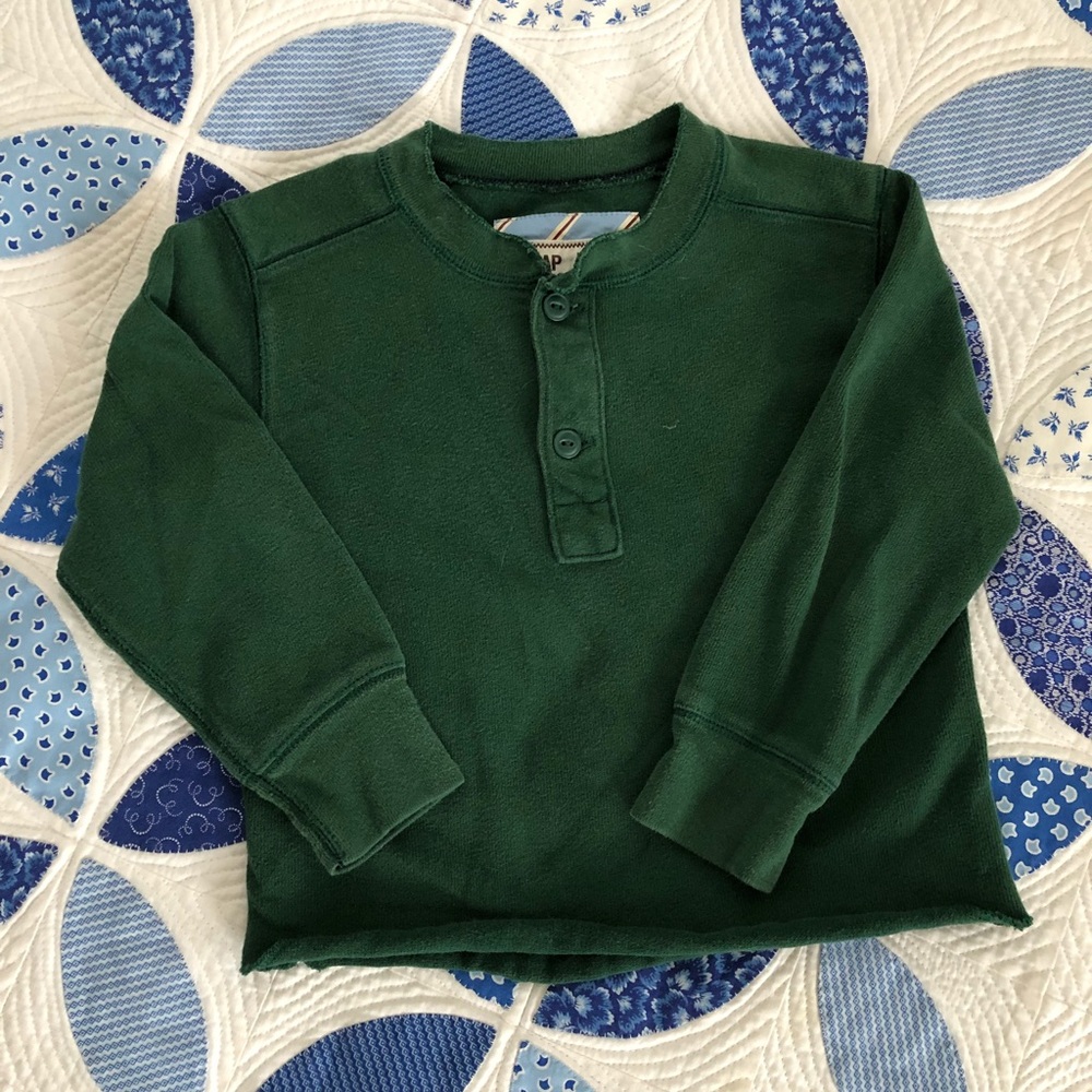 Boys thick long sleeve shirt